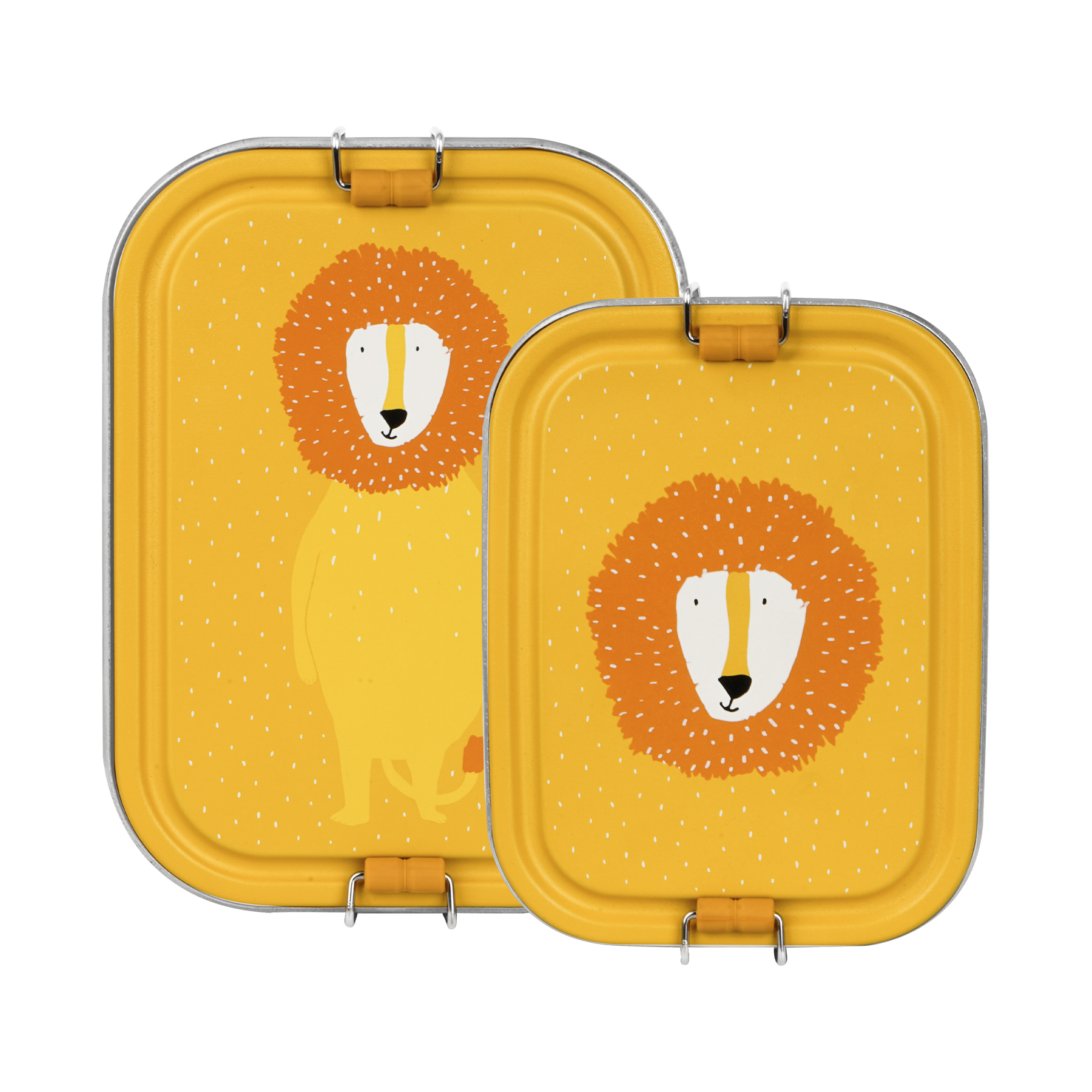 Trixie Brotdose Lunchbox aus Edelstahl Mr Lion Löwe Gelb Large Trixie Brotdose Lunchbox aus Edelstahl Mr Lion Löwe Gelb Large