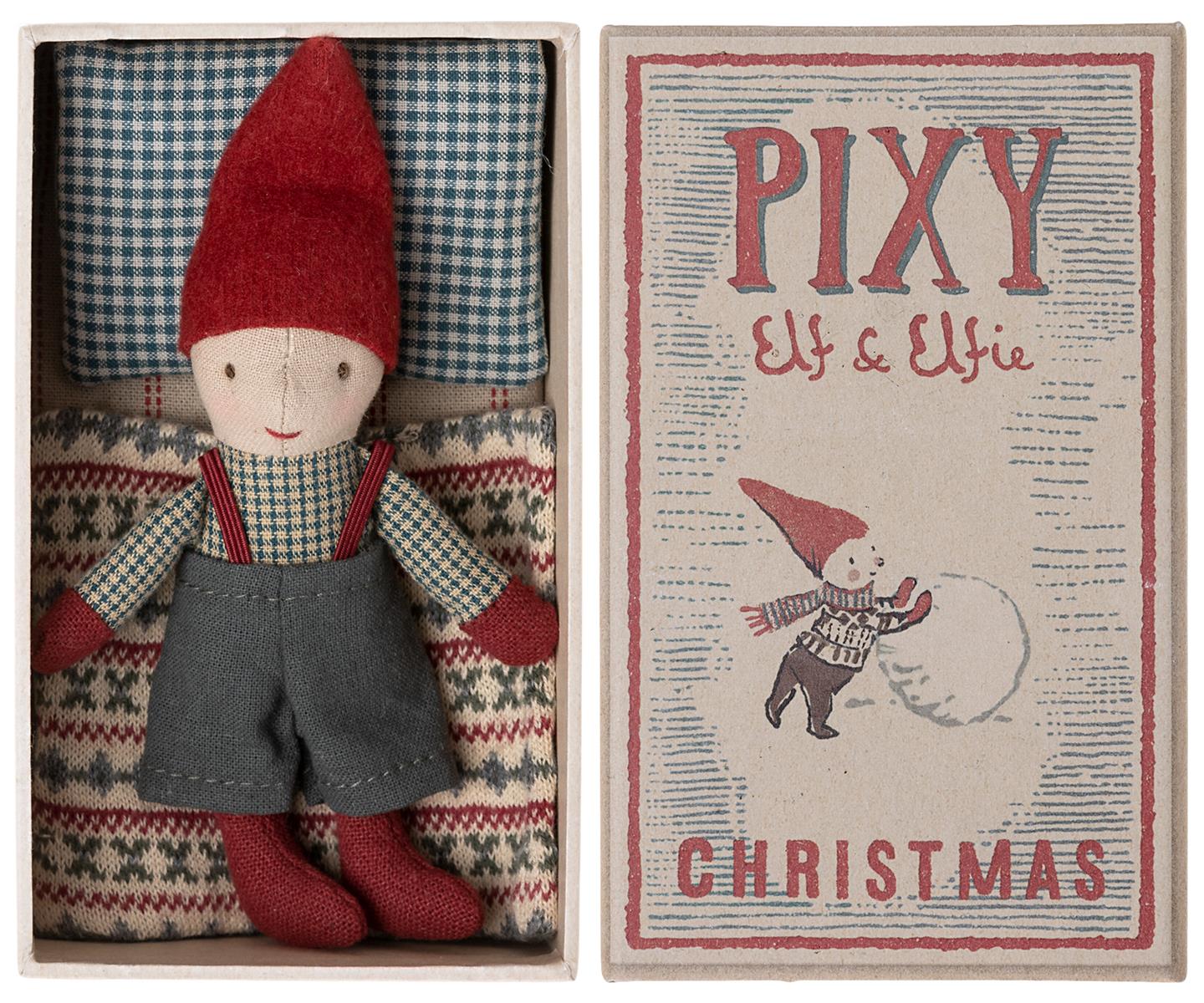 Maileg Pixy Elf in Streichholzschachtel Maileg Pixy Elf in Streichholzschachtel