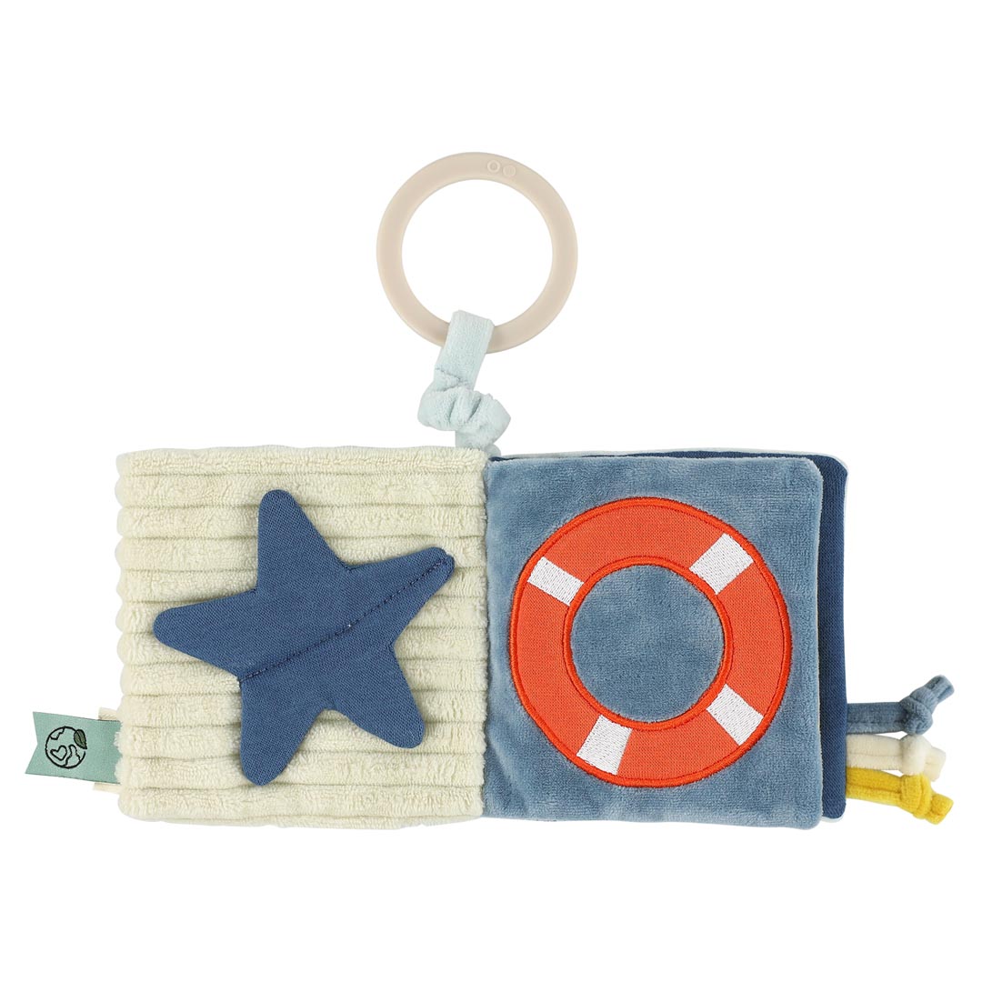 Trixie Baby Sensorisches Buggy-Buch Mr Shark Hai