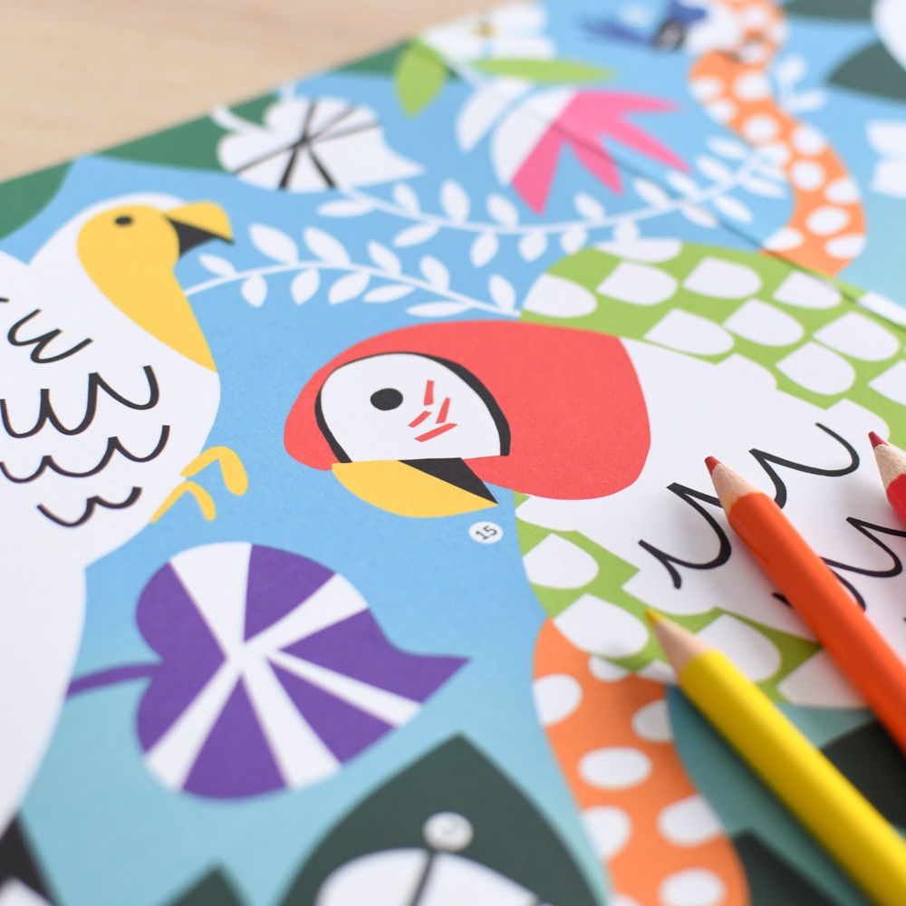 Poppik Poster zum Ausmalen Regenwald ab 5 Jahren Poppik Poster zum Ausmalen Regenwald ab 5 Jahren