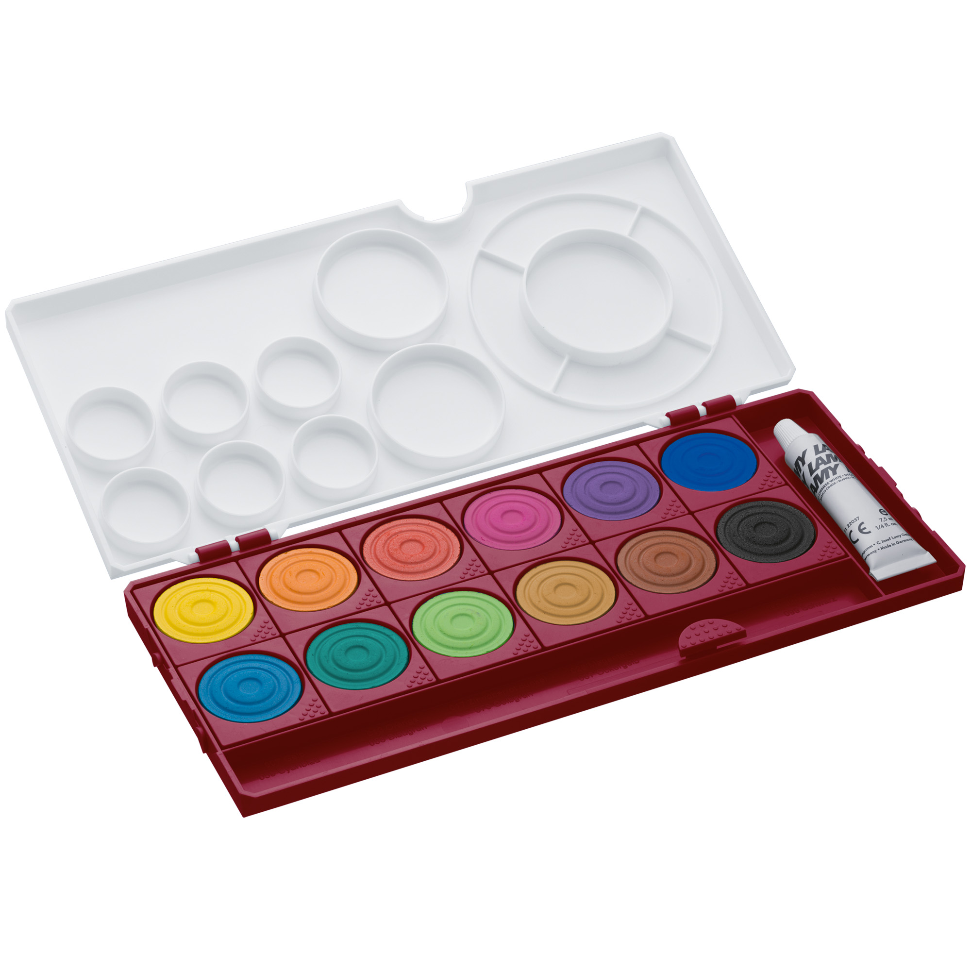 Lamy Wasserfarbenkasten Deckfarbkasten 12er Multired