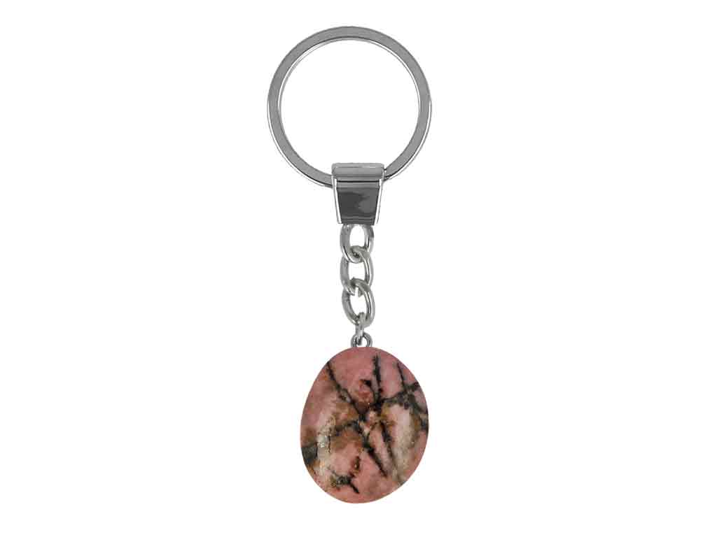 BB Klostermann Edelstein Schlüsselanhänger Rhodochrosit Glaub an dich