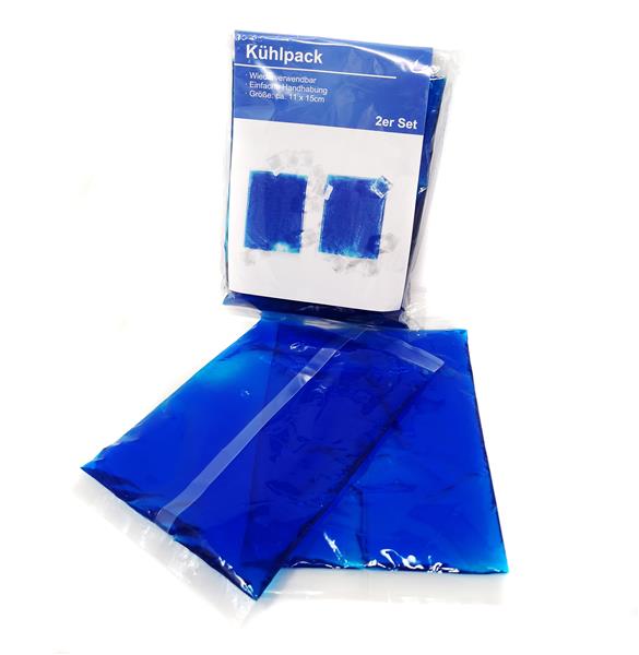 Gel-Kühlpack Kühlpad für Unterwegs 2er Set