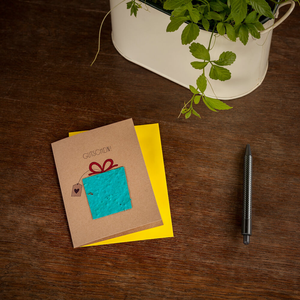 Die Stadtgärtner Grußkarte Gutschein Geschenk Die Stadtgärtner Grußkarte Gutschein Geschenk