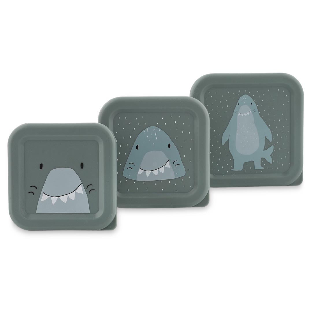 Trixie Baby Lunchbox Snackbox aus Kunststoff 3er Set Mr Shark Hai Trixie Baby Lunchbox Snackbox aus Kunststoff 3er Set Mr Shark Hai