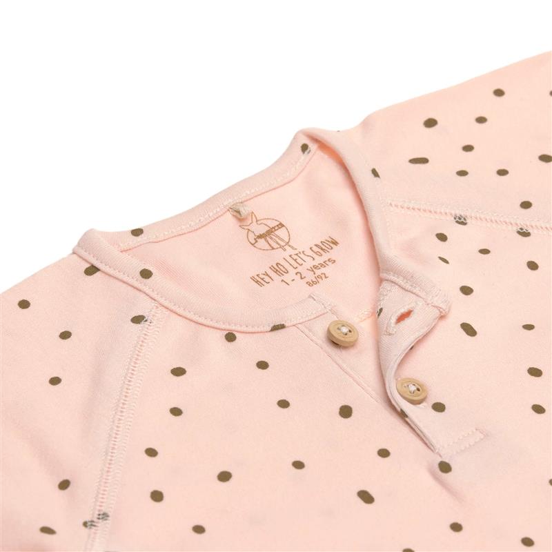 Lässig Langarmshirt Babyshirt Punkte powder pink Größe 74/80 Lässig Langarmshirt Babyshirt Punkte powder pink Größe 74/80