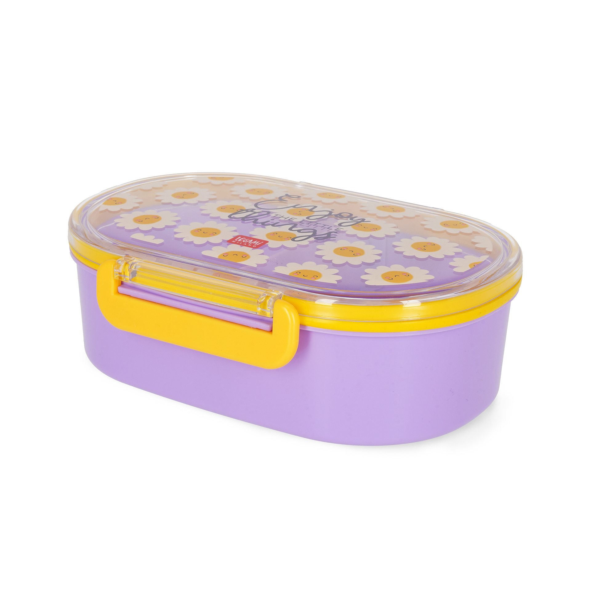 Legami Lunchbox Snackbox - Snack & Go - Daisy Blume lila