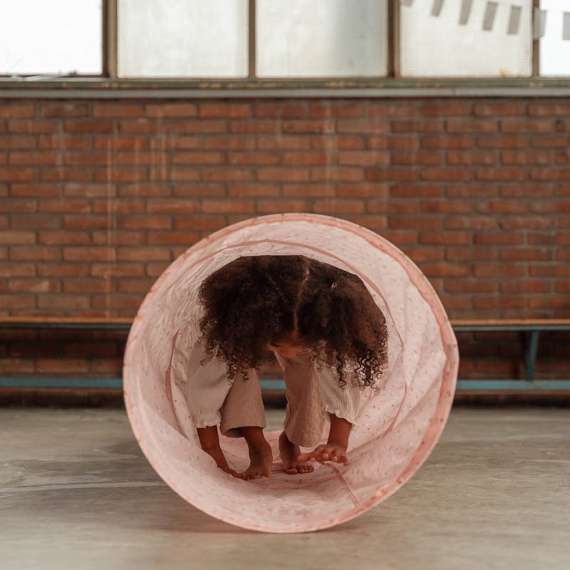 Little Dutch Spieltunnel Kriechtunnel little pink flowers rosa