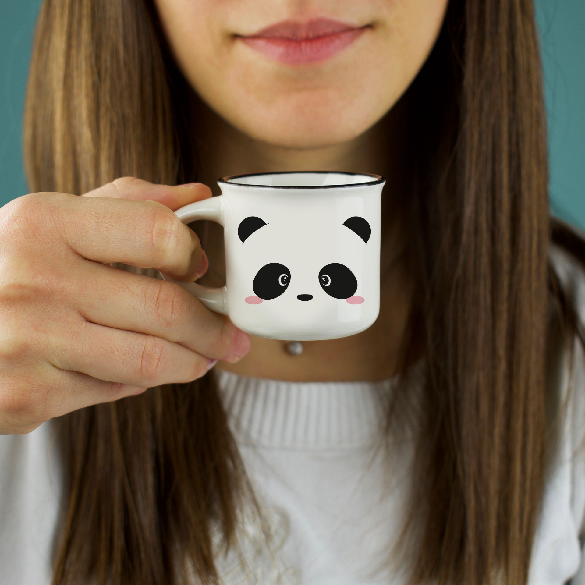 Legami 2 Espressotassen Espresso for two Panda