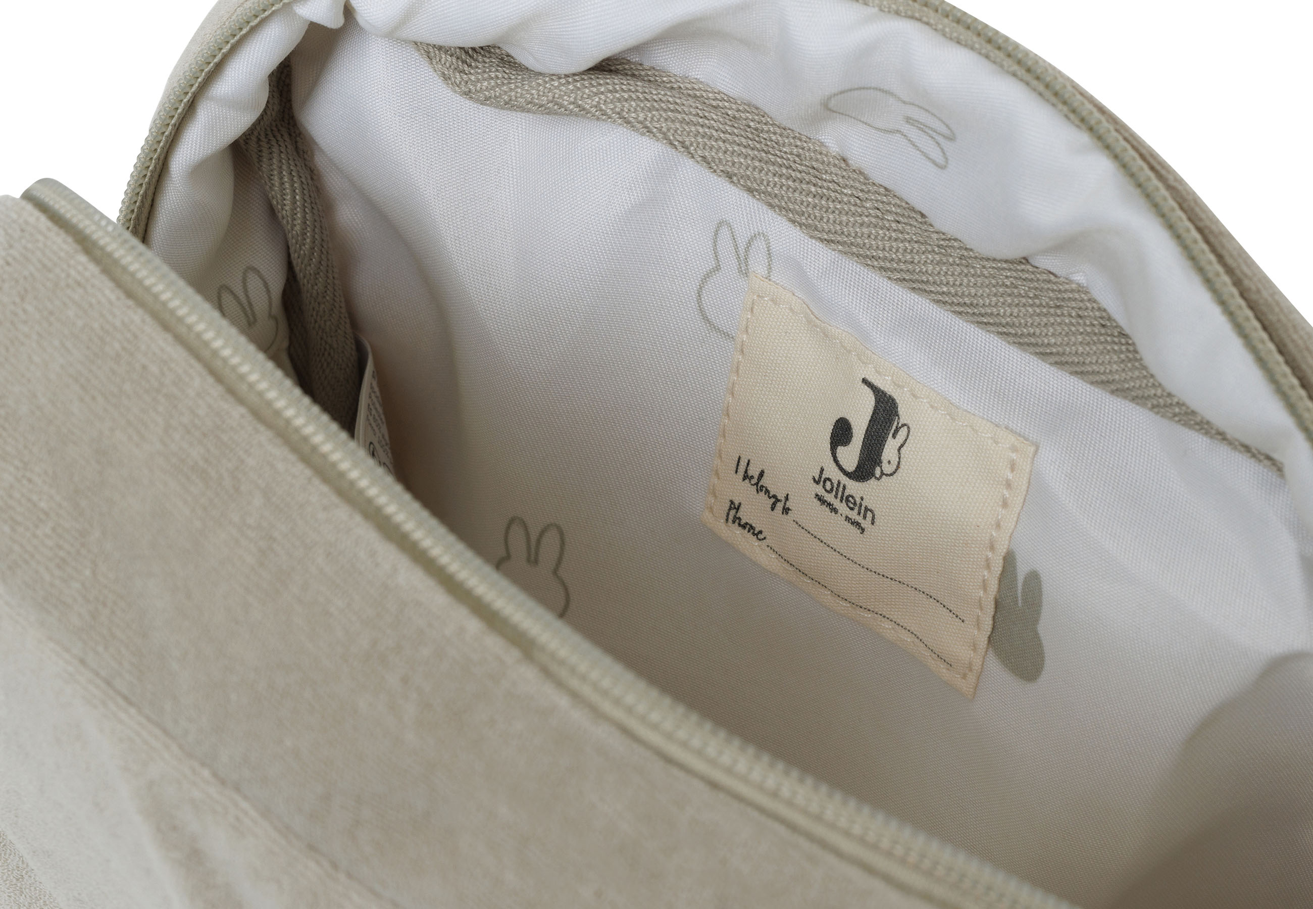 Jollein Beutel Tasche Frottee Miffy Olive Green Jollein Beutel Tasche Frottee Miffy Olive Green
