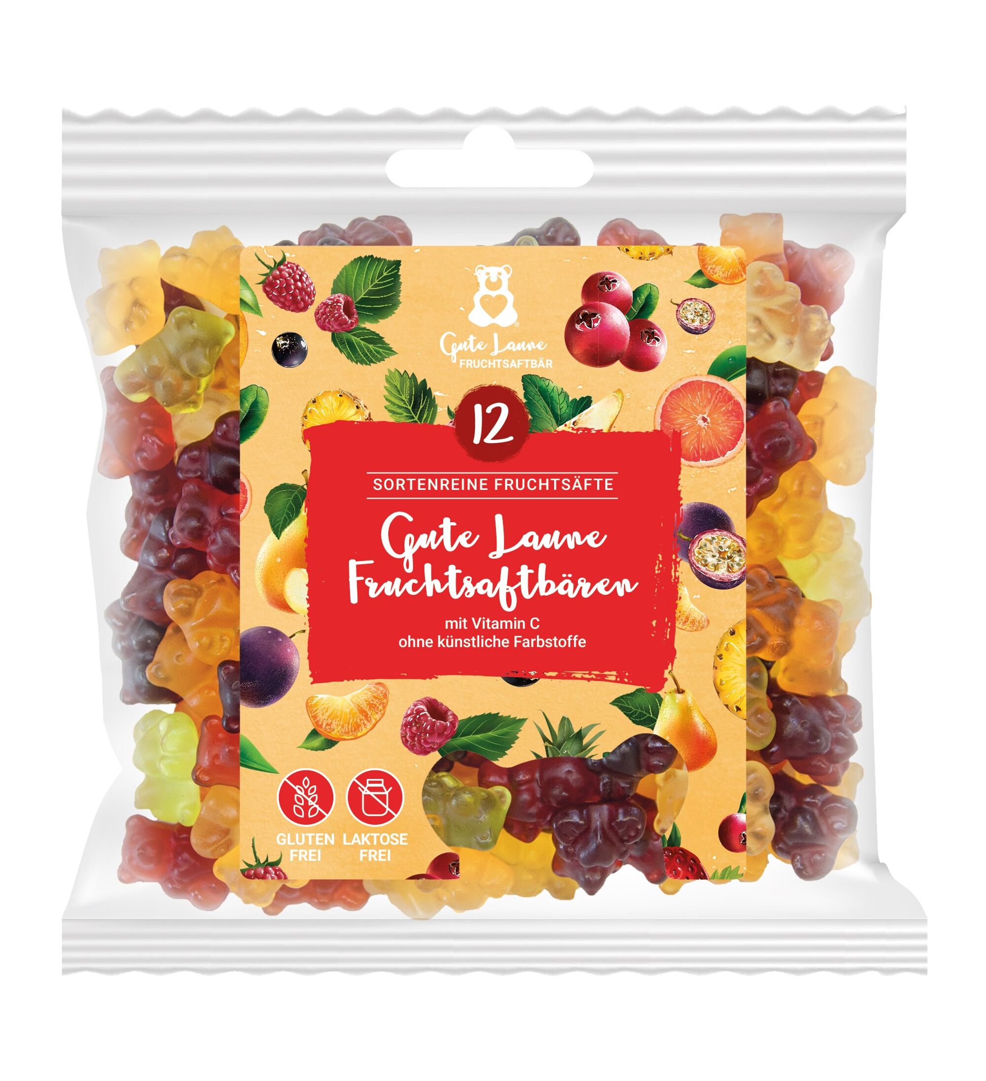 Naschlabor Gute Laune Fruchtsaftbären Gummibärchen 150 g