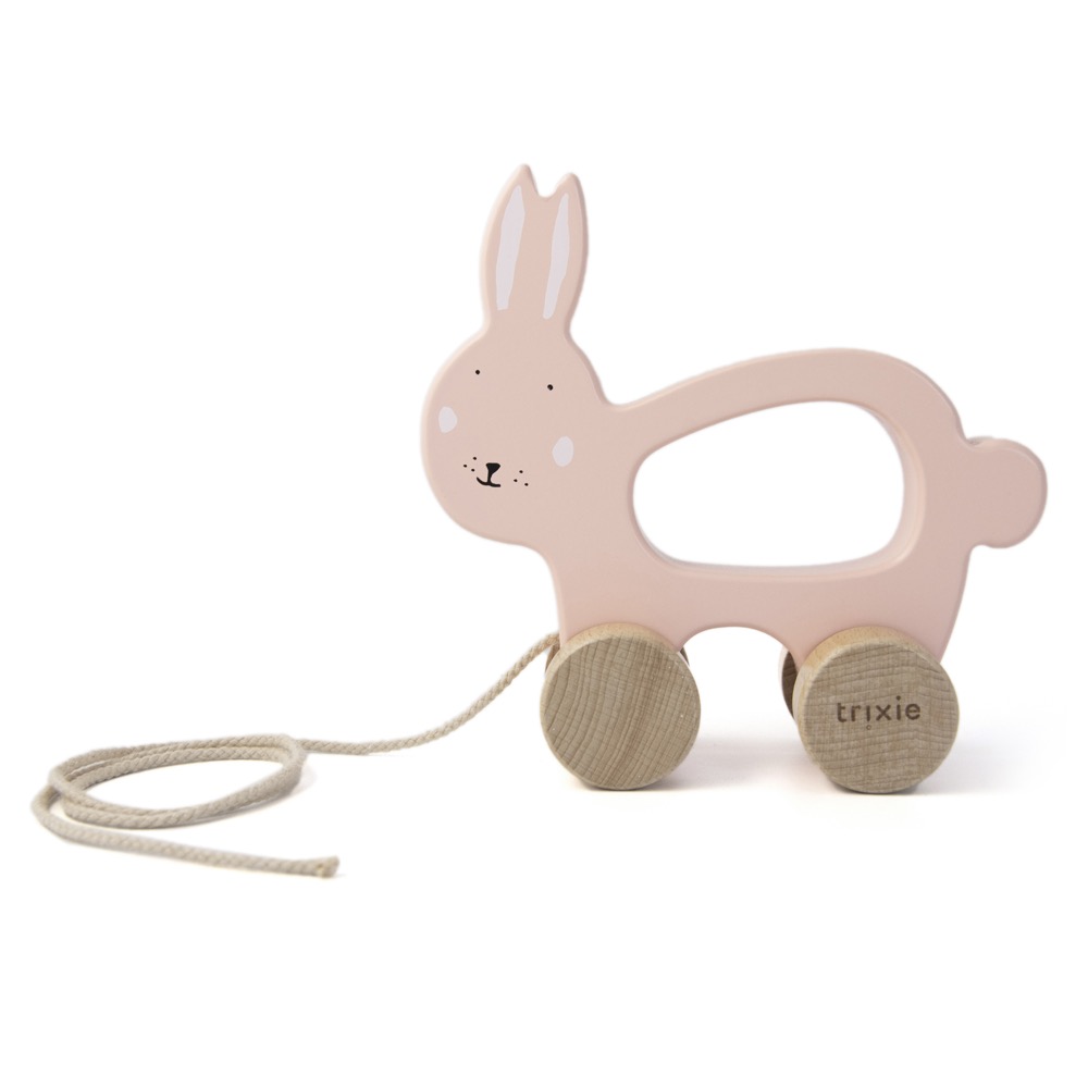 Trixie Holz-Nachziehtier Hase rosa Trixie Holz-Nachziehtier Hase rosa