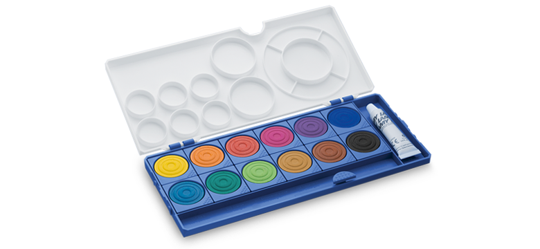 Lamy Wasserfarbenkasten Deckfarbkasten 12er blau