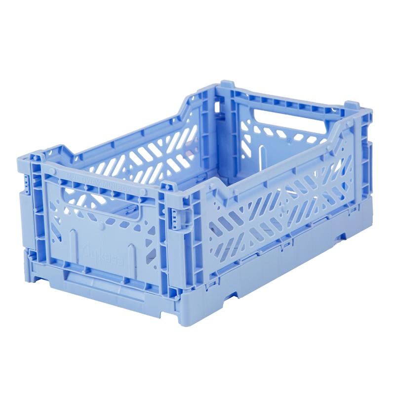 Ay-Kasa Klappkiste Faltkiste Farbe Baby blue blau small