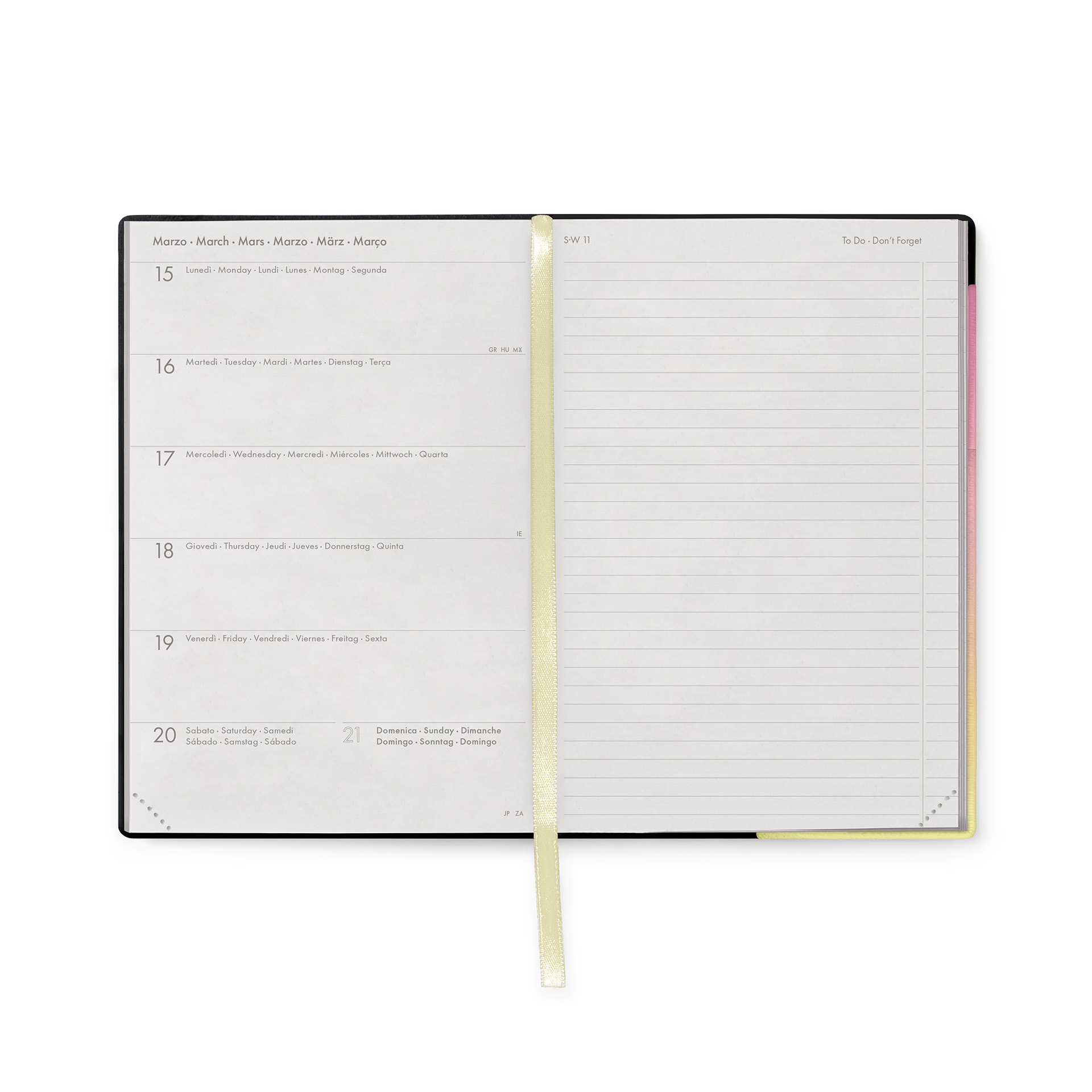 Legami Terminplaner 12 Monate mit Notizbuch M 2027 Sunset Lover