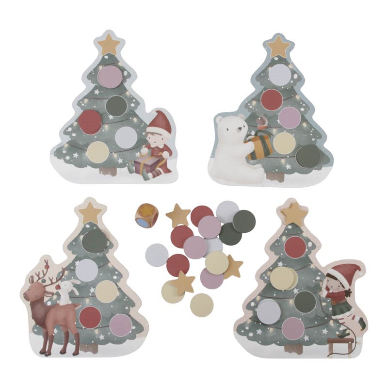 Little Dutch X-mas Weihnachtsbäume-Spiel