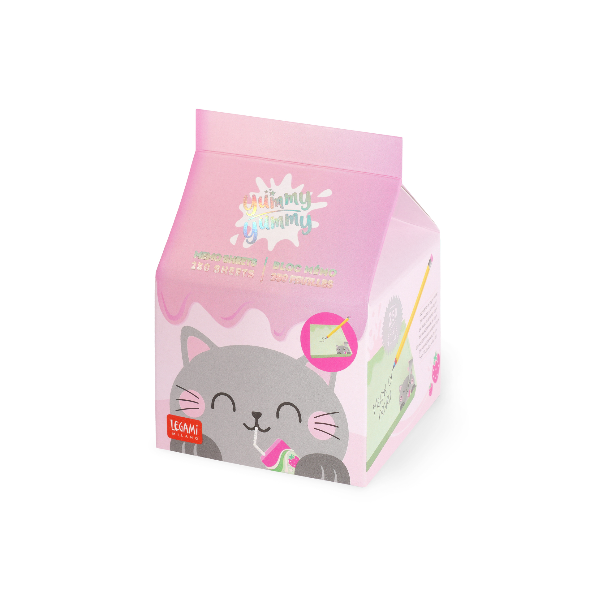 Legami Notizblock Yummy Yummy Memo Pad Kitty Katze