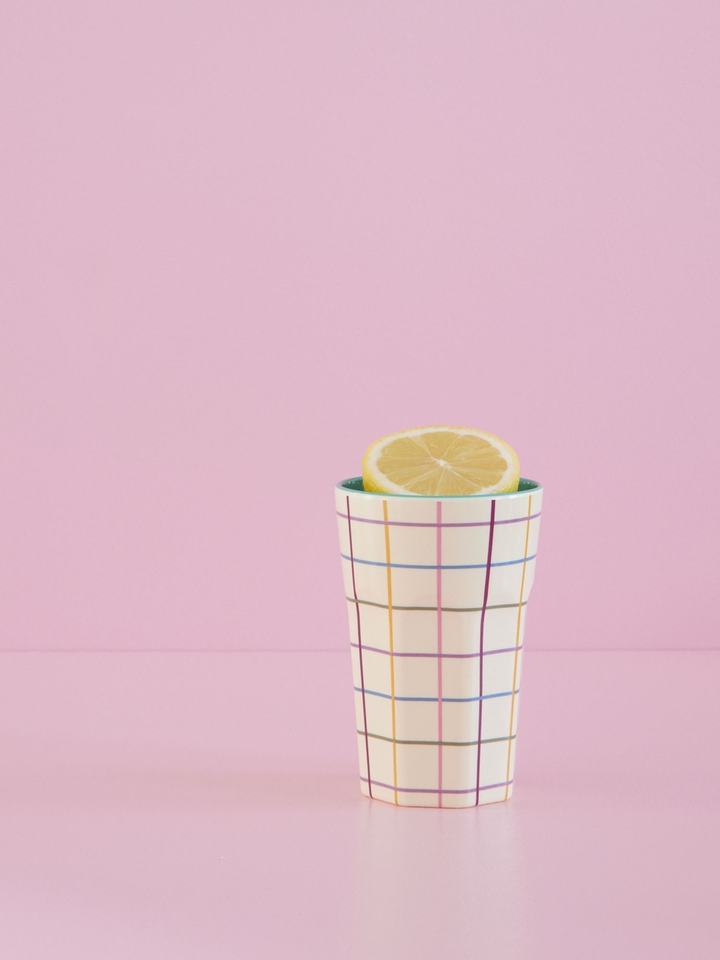 Rice Becher Melaminbecher aus 100% Melamin Check Print tall