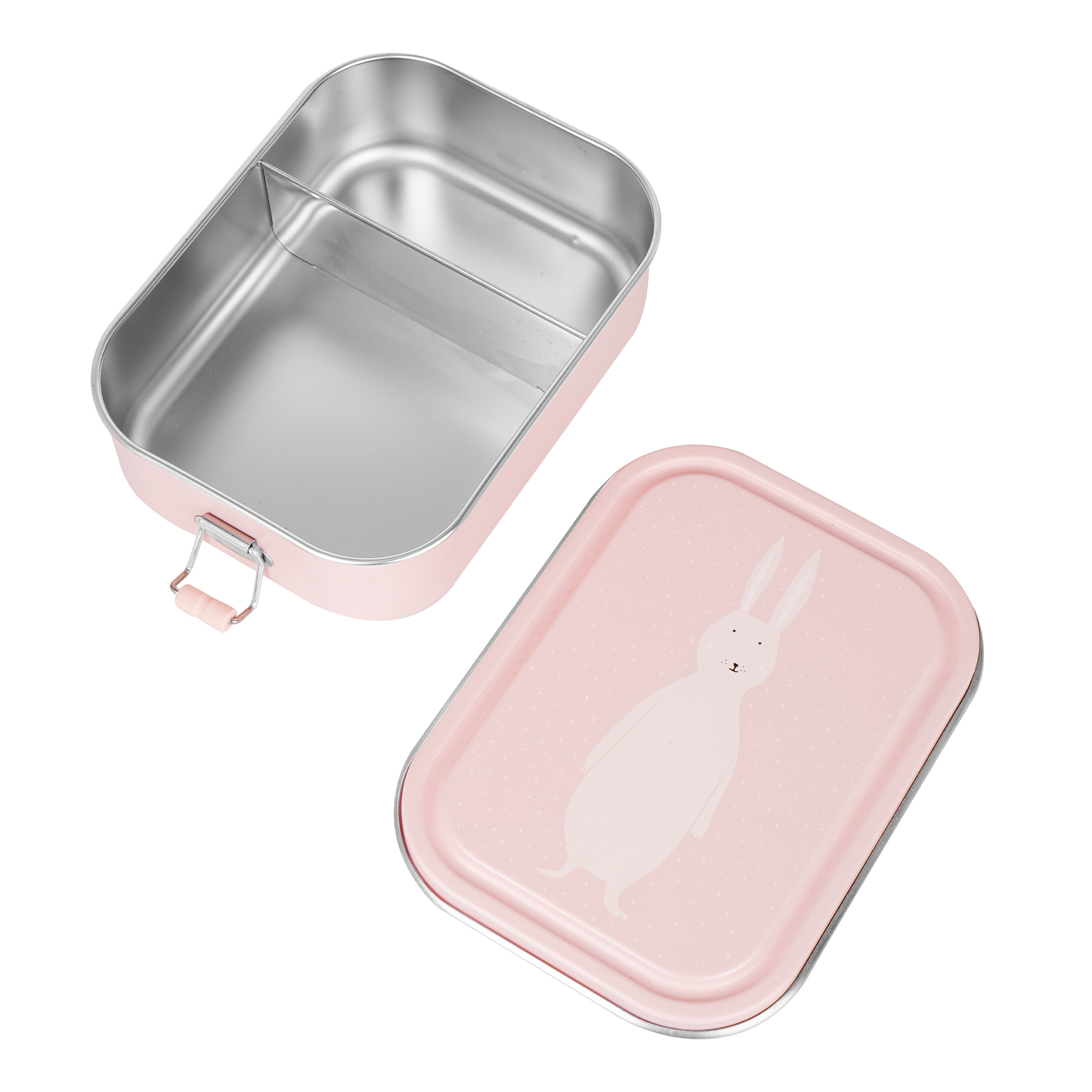 Trixie Baby Brotdose Trinkflasche Set Edelstahl Hase Rosa Large