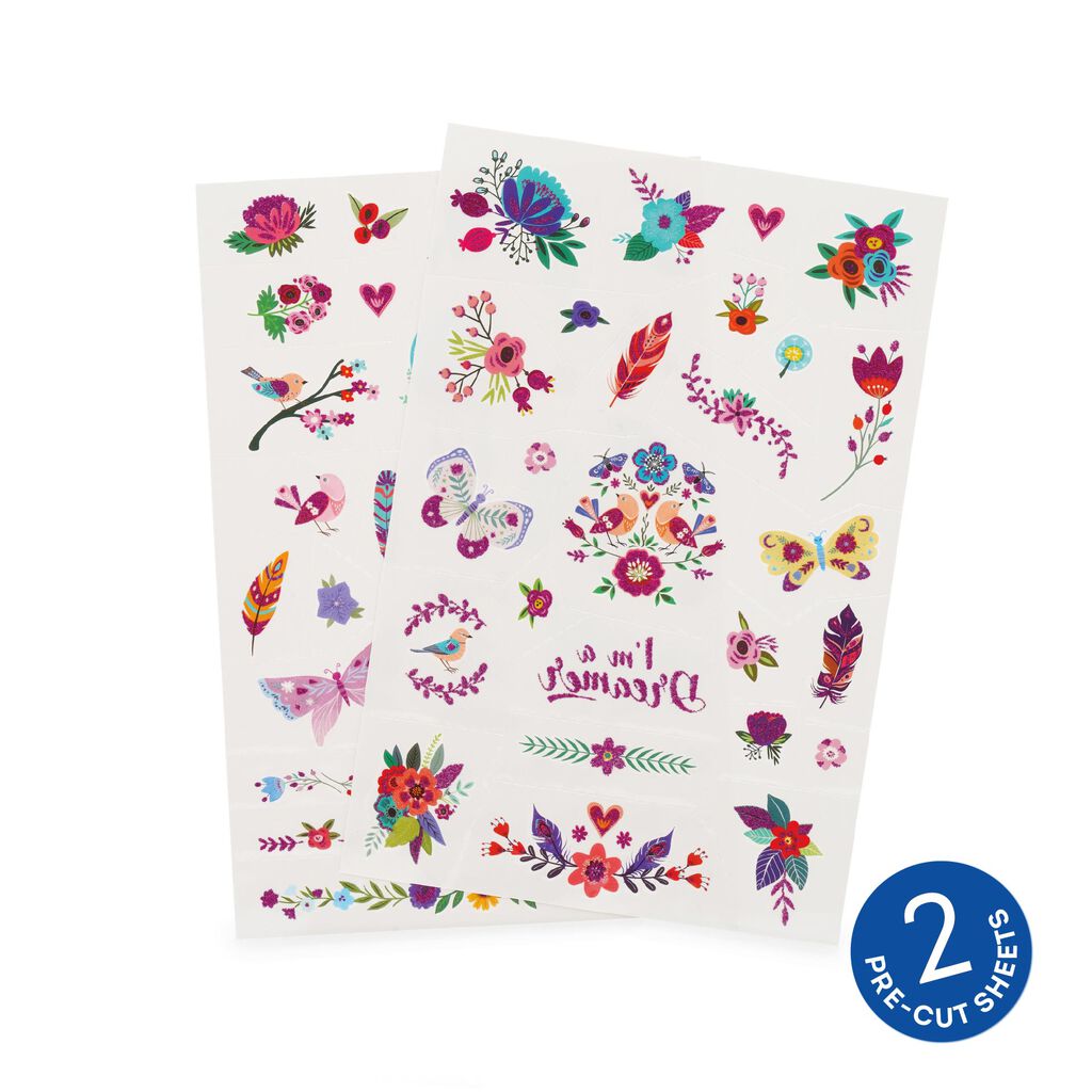Legami Abziehtattoos Tattoo Flowers Blumen