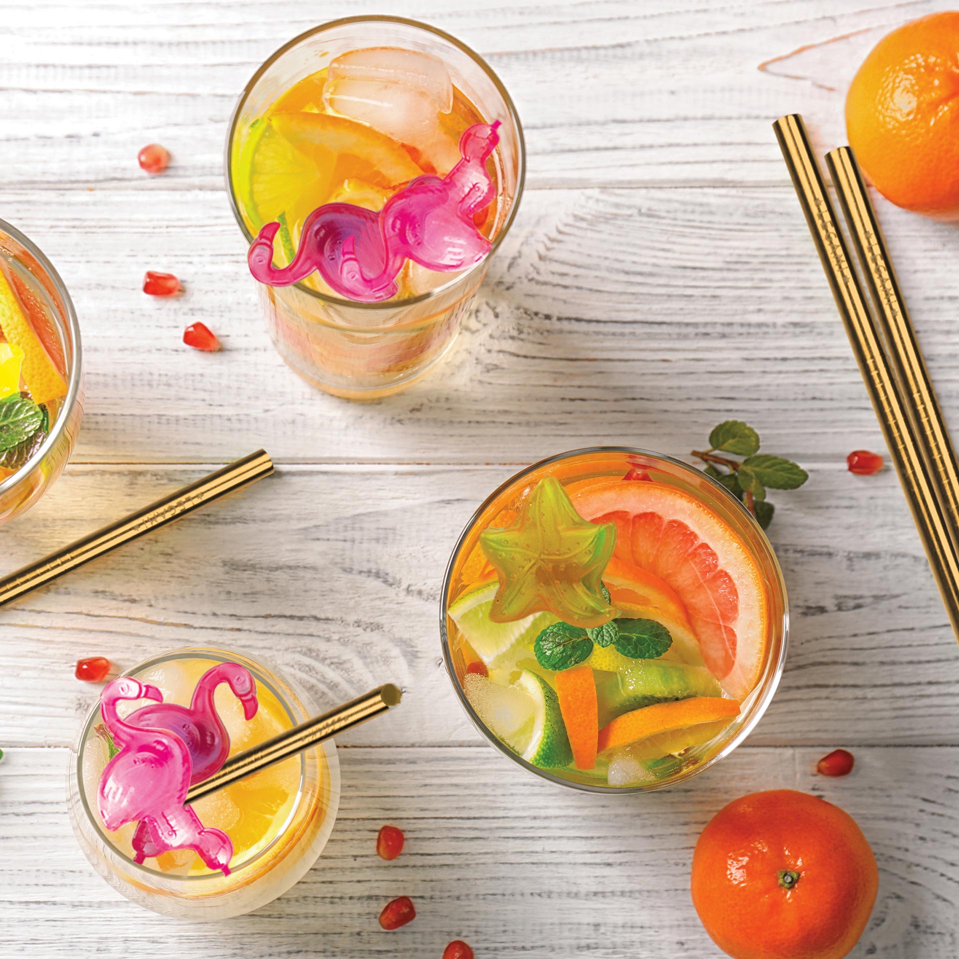 Legami 16 Wiederverwendbare Eiswürfel Club Tropicana