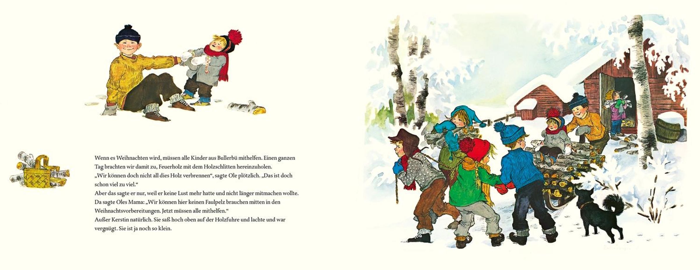 Weihnachten in Bullerbü mit Bilder von Ilon Wikland