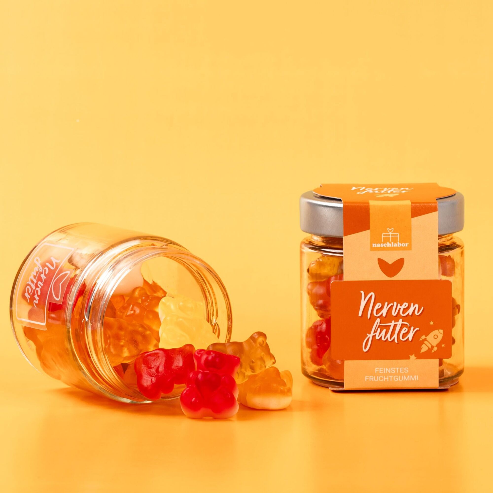 Naschlabor Fruchtgummi Nervenfutter Gummibärchen 120g Naschlabor Fruchtgummi Nervenfutter Gummibärchen 120g
