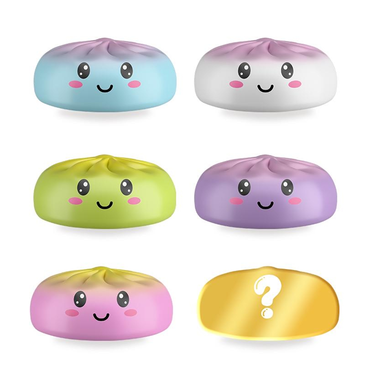 Trendhaus Rainbow Squeeze Soft-Dumpling Ø 6cm sortiert 
