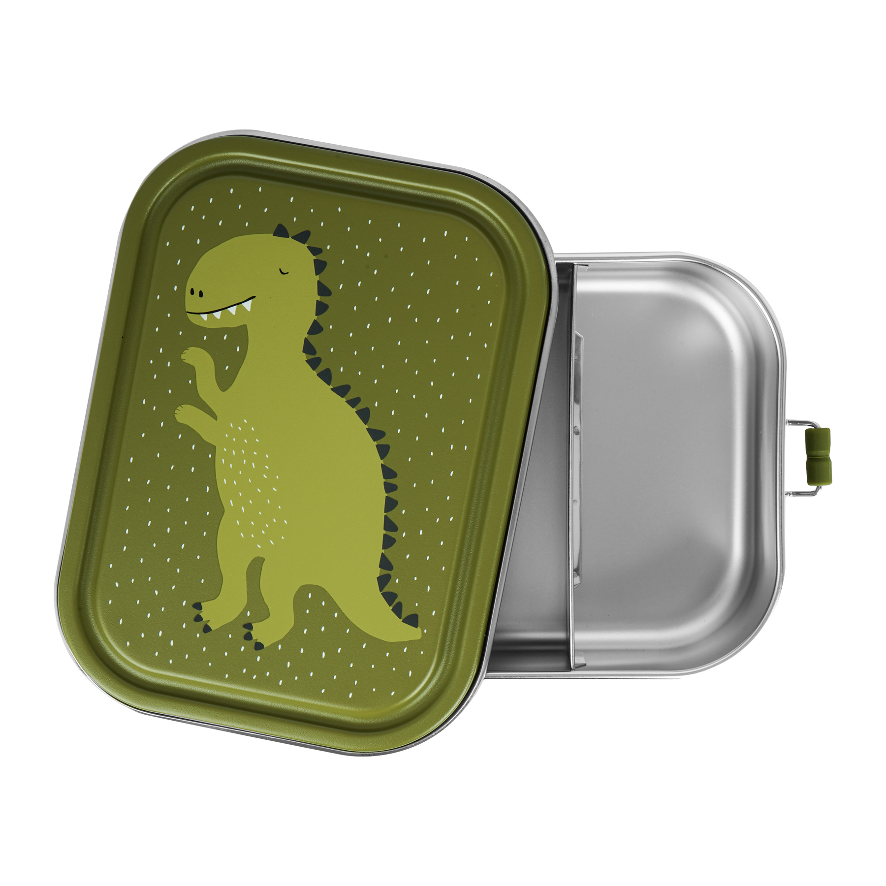 Trixie Baby Brotdose Trinkflasche Set Edelstahl Dino Grün Large Trixie Baby Brotdose Trinkflasche Set Edelstahl Dino Grün Large