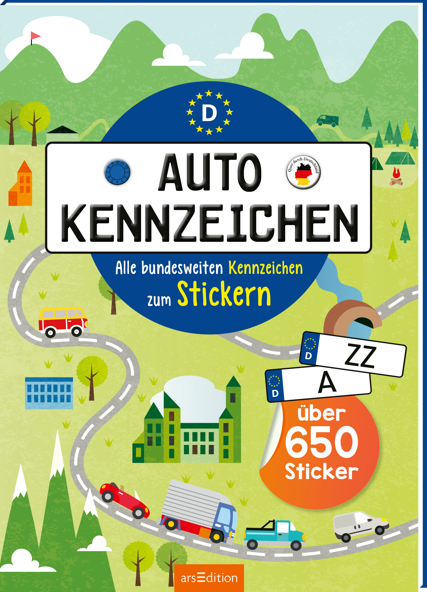 Autokennzeichen Alle bundesweiten Kennzeichen zum Stickern