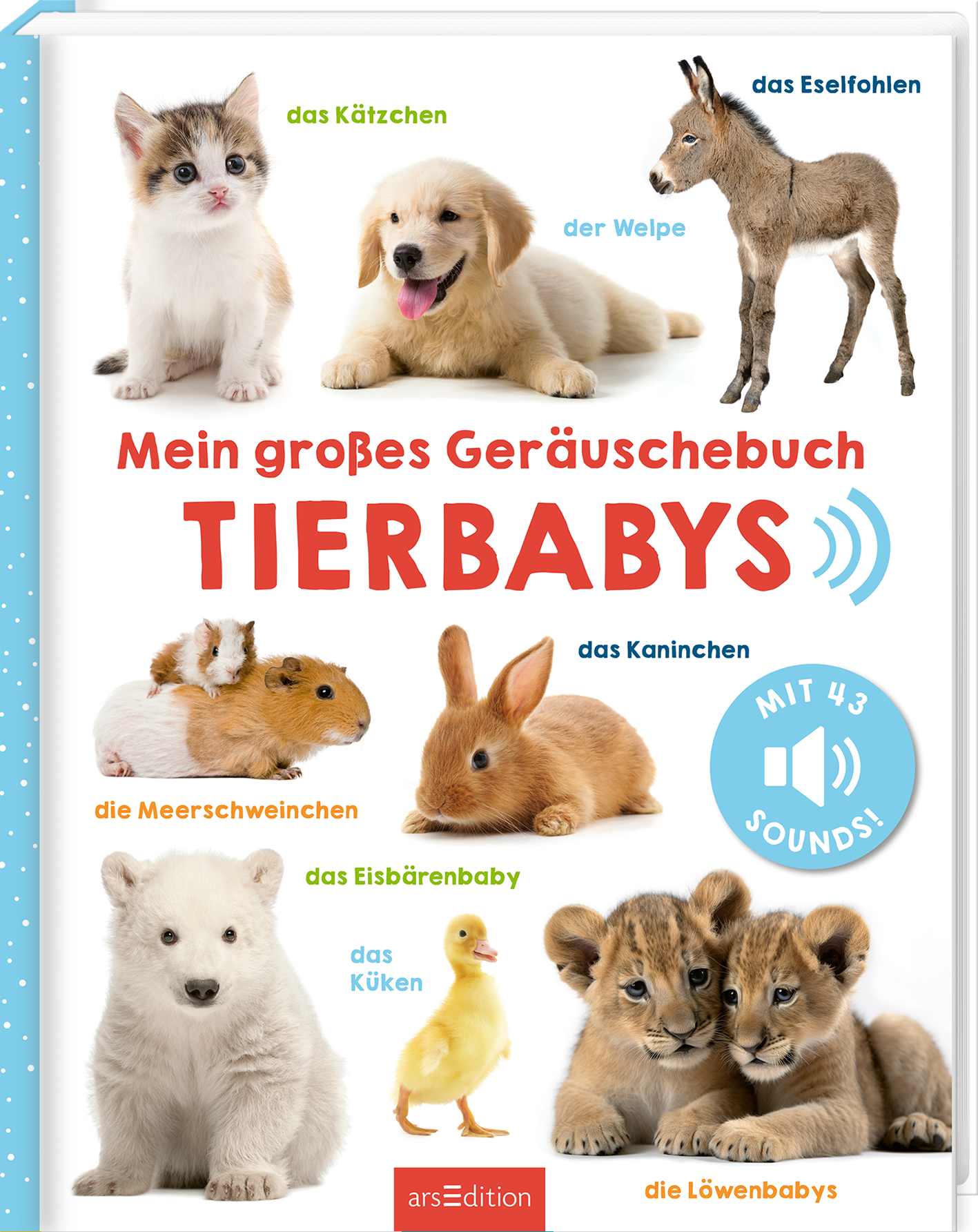 ArsEdition Mein großes Geräuschebuch Tierbabys