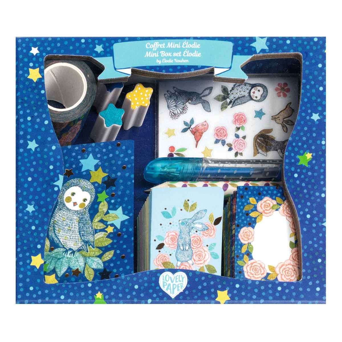 Djeco Mini Geschenkbox Briefpapier Elodie