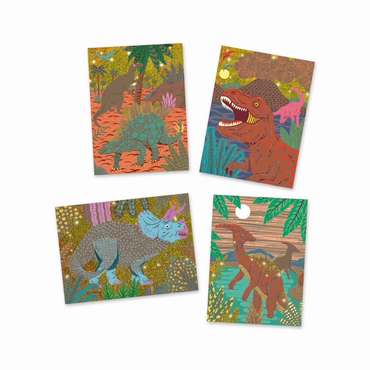 Djeco Kratzbilder Kritz Kratz Motiv Dinos Dinosaurier Djeco Kratzbilder Kritz Kratz Motiv Dinos Dinosaurier