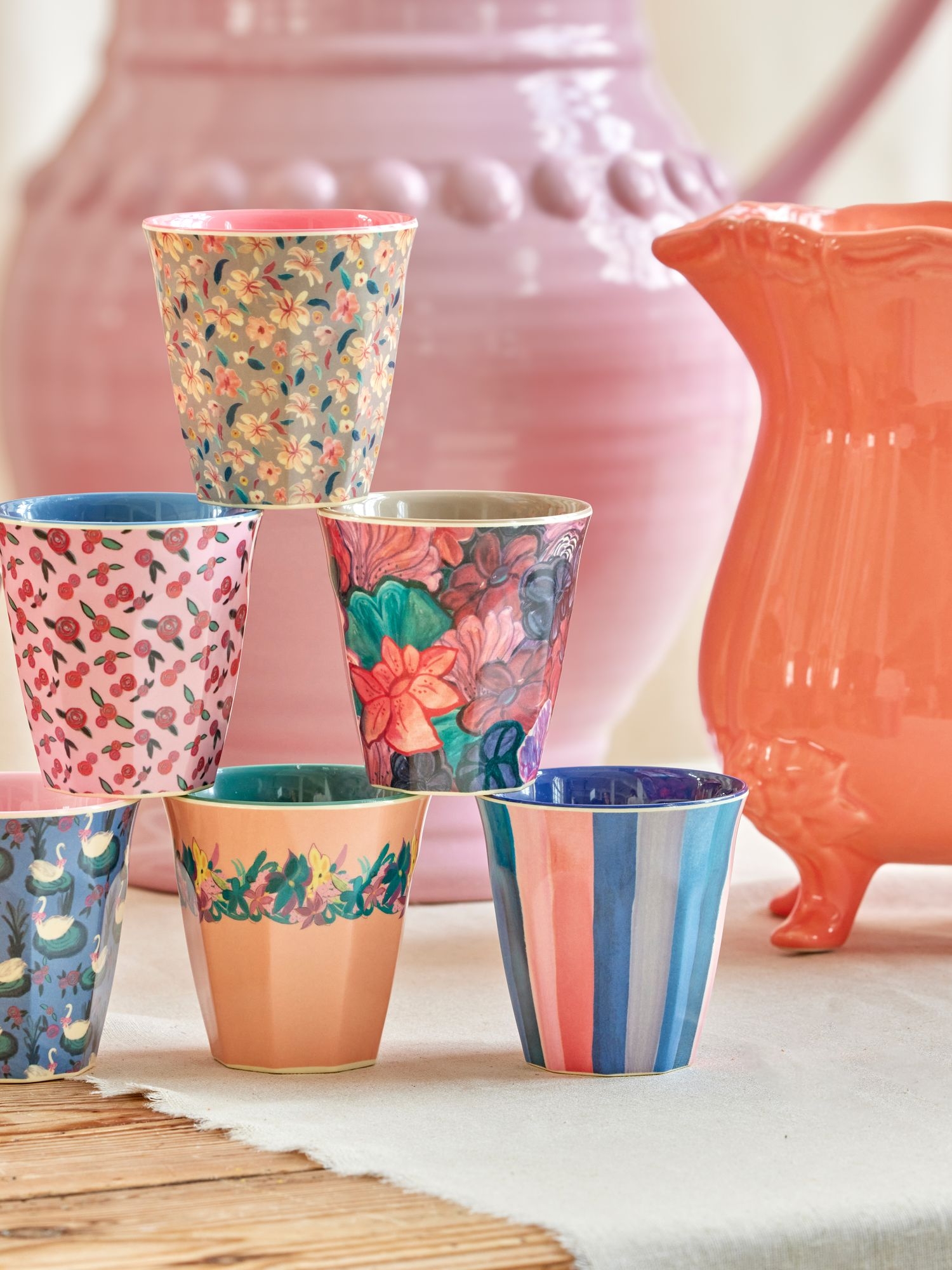 Rice Trinkbecher Kinderbecher A New York Minute Print Small 6 Stück