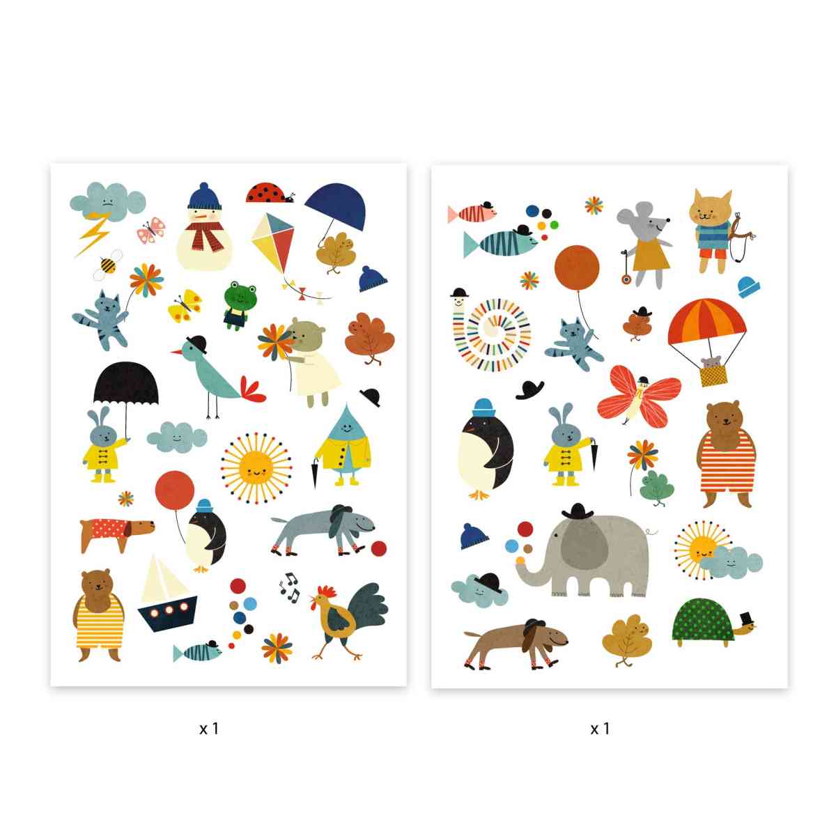 Djeco Kinder-Tattoos Motiv Pretty little things