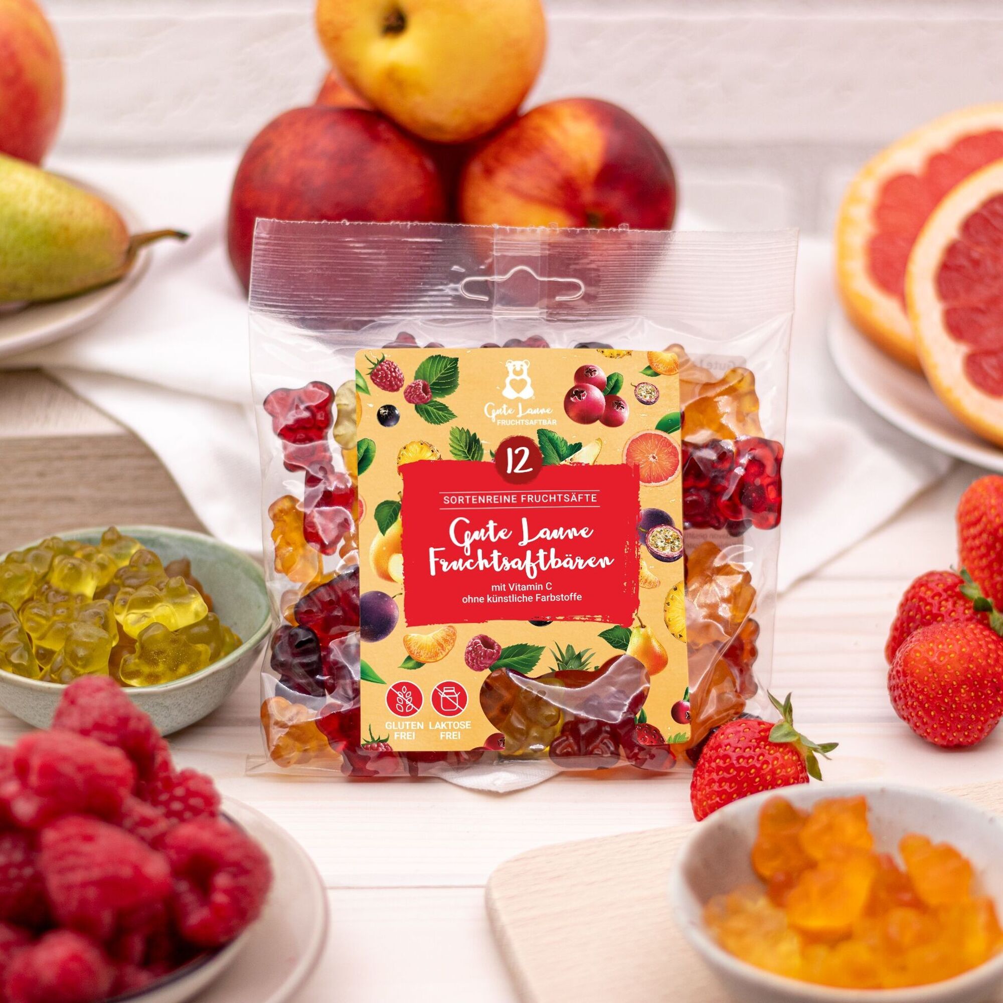 Naschlabor Gute Laune Fruchtsaftbären Gummibärchen 150 g