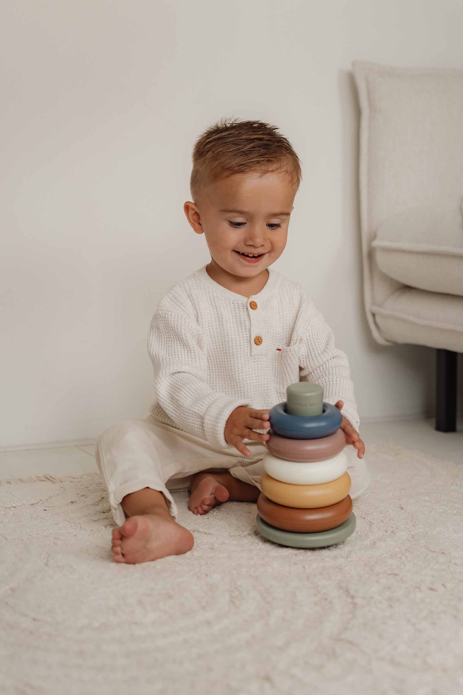 Little Dutch Stapelturm mit Ringen Kunststoff Vintage
