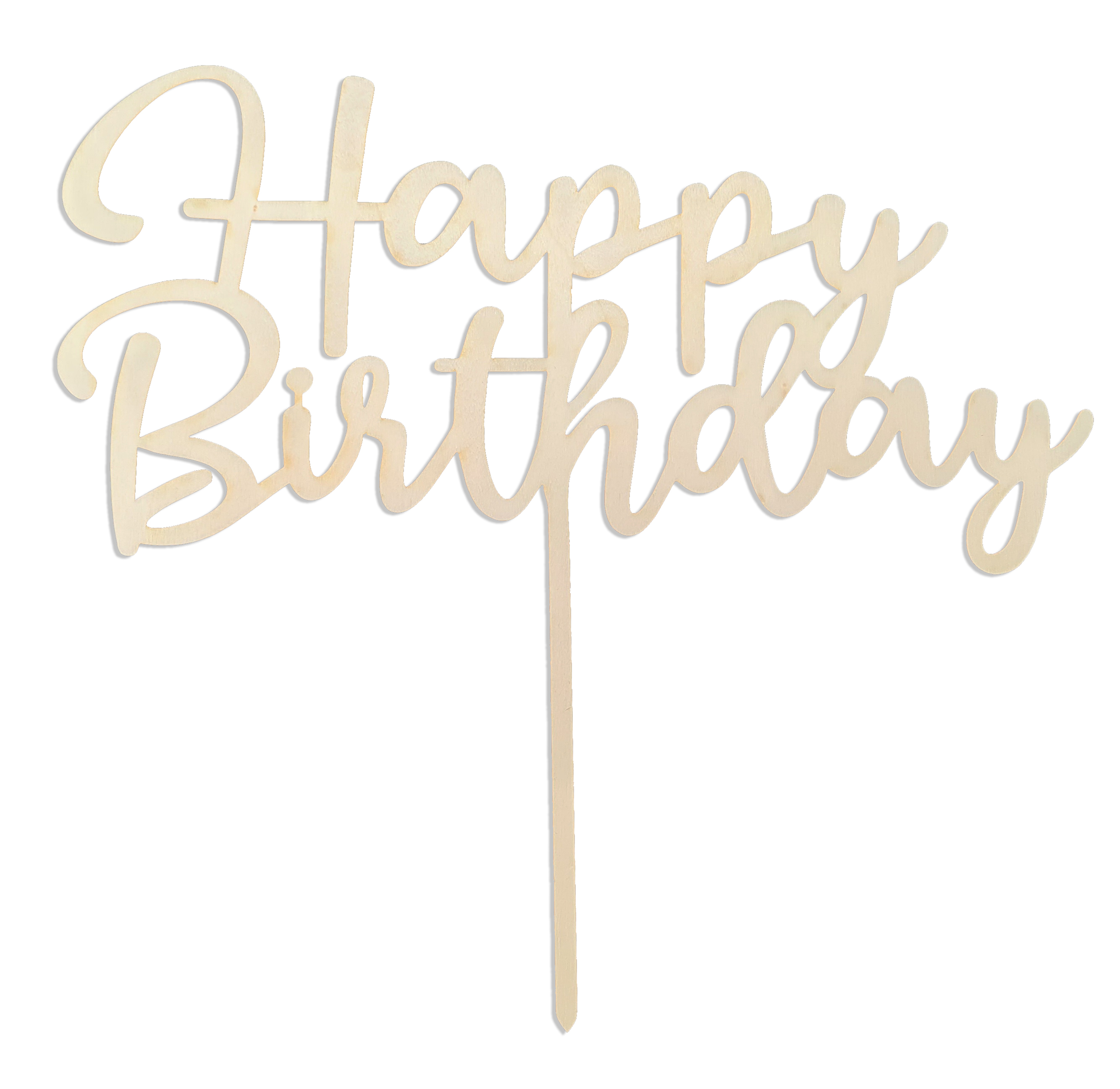Kuchentopper Caketopper aus Holz zum Geburtstag Happy Birthday Kuchentopper Caketopper aus Holz zum Geburtstag Happy Birthday