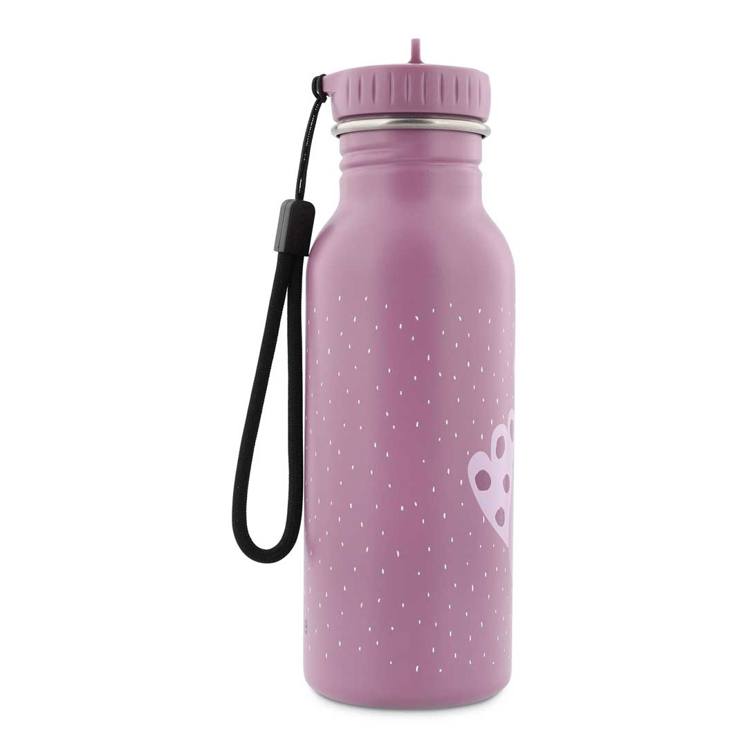 Trixie Trinkflasche aus Edelstahl Mrs Peacock Pfau violett 500 ml