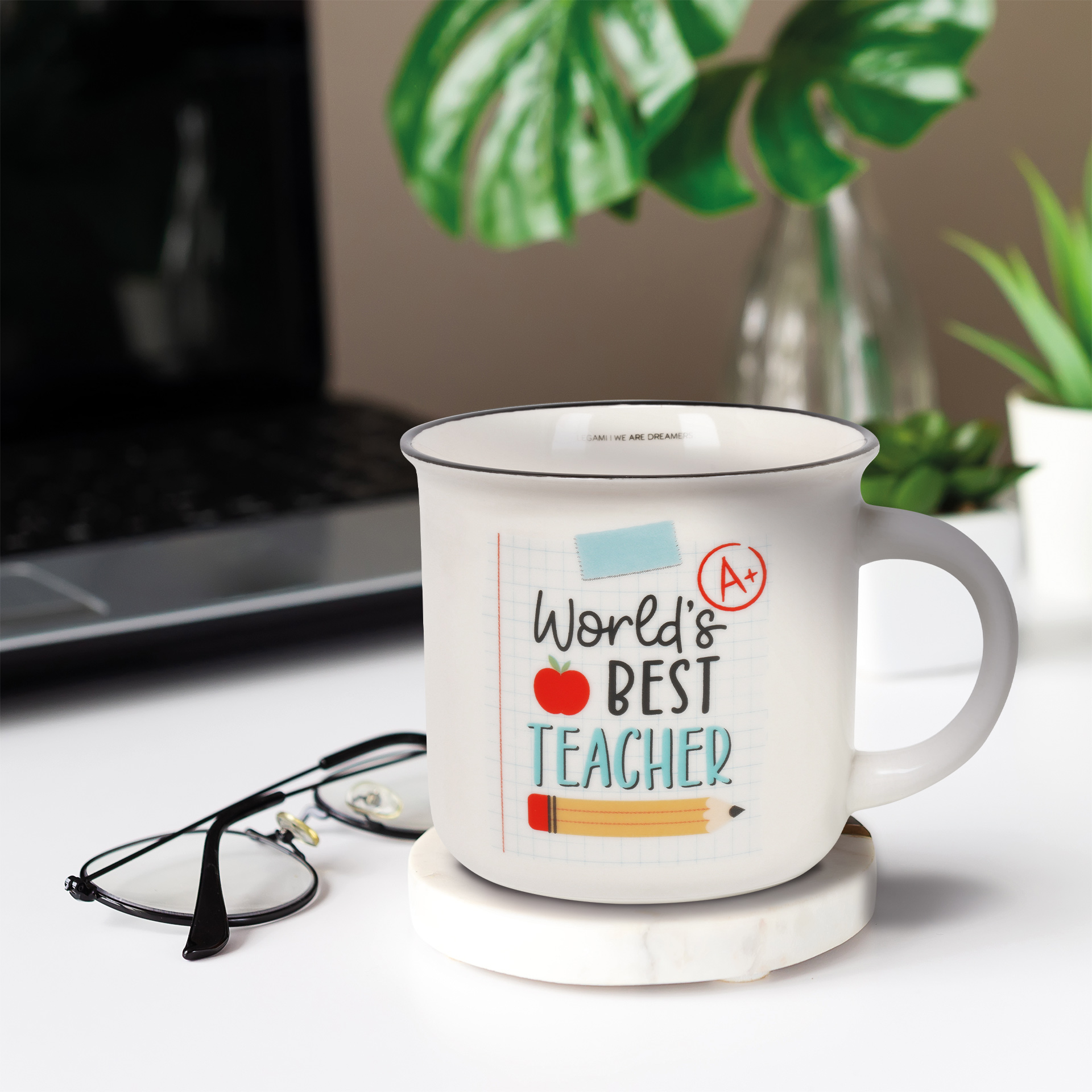 Legami Porzellantasse Trinkbecher Cu-Puccino Teacher Lehrer
