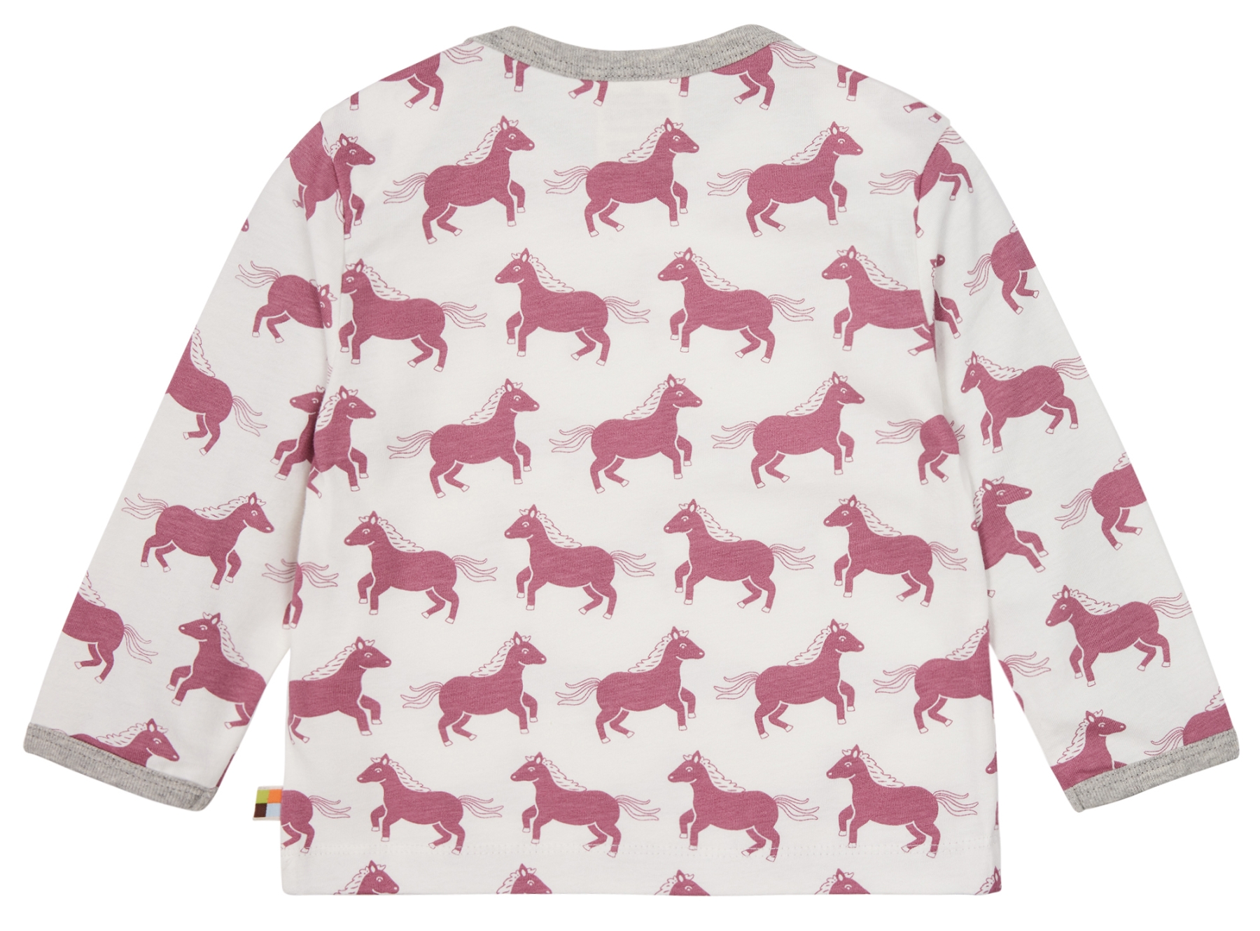 Loud + Proud Kinder langarm Shirt grape Pferd 122/128