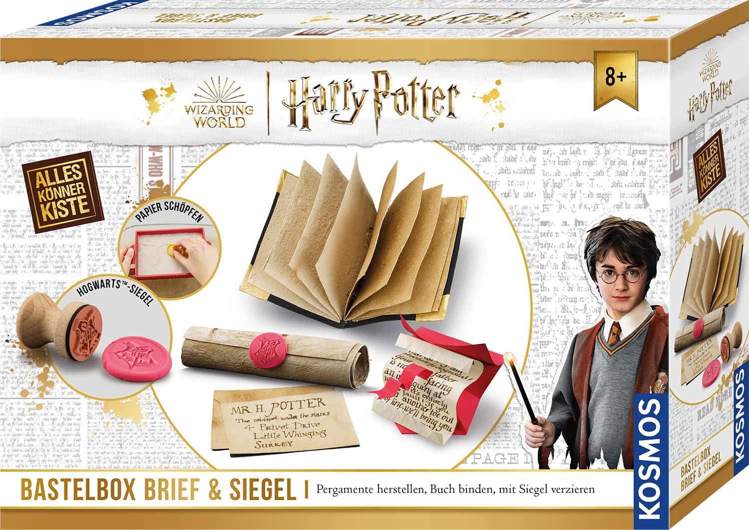 Kosmos Harry Potter Bastelbox Brief und Siegel