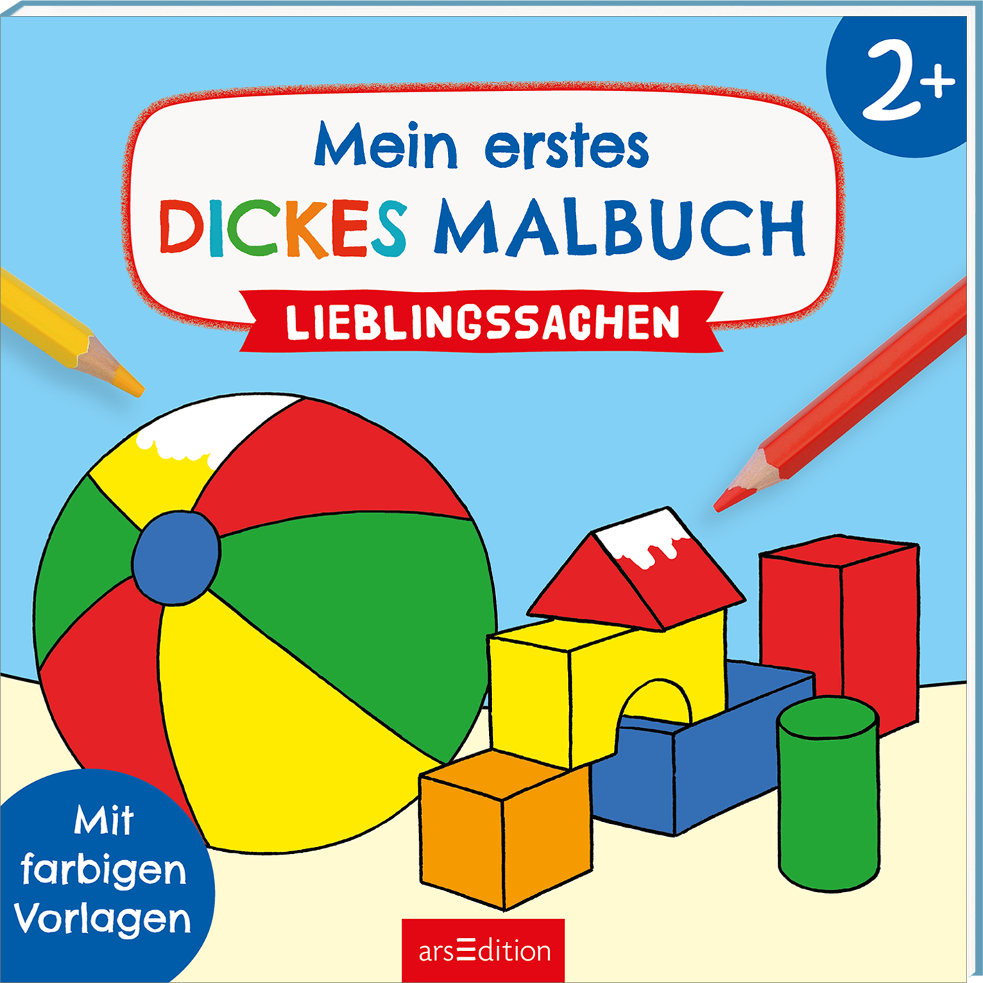 Mein erstes dickes Malbuch ab 2 Jahren