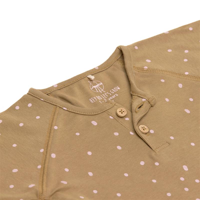 Lässig Langarmshirt Babyshirt Punkte curry Größe 74/80 Lässig Langarmshirt Babyshirt Punkte curry Größe 74/80