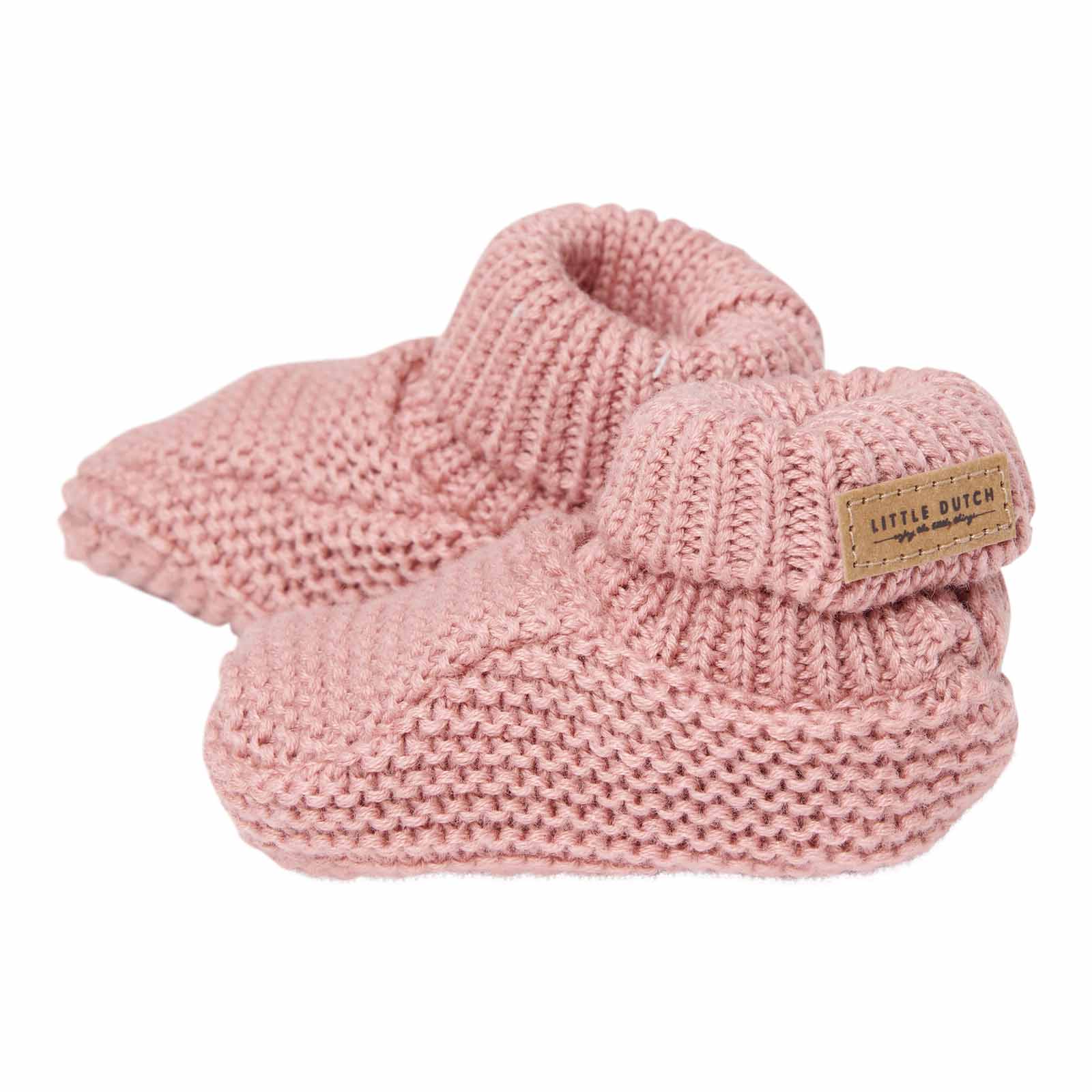 Little Dutch Gestrickte Babyschuhe Stoffschuhe Dark Pink 1 Little Dutch Gestrickte Babyschuhe Stoffschuhe Dark Pink 1