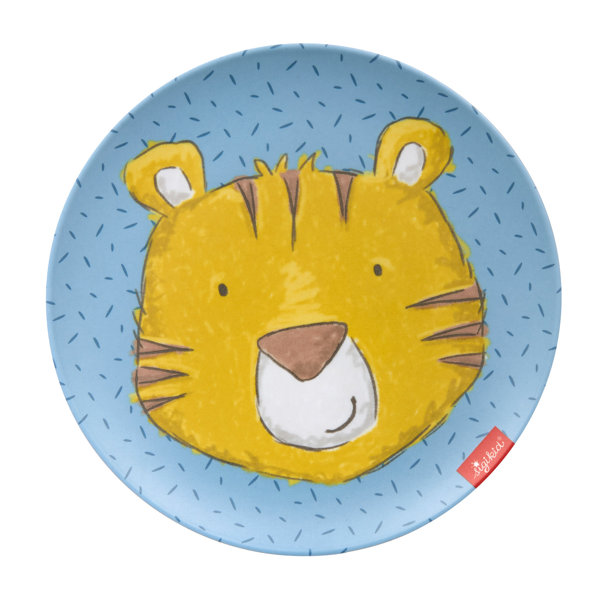 Sigikid Teller aus Melamin Melaminteller Kinderteller Tiger