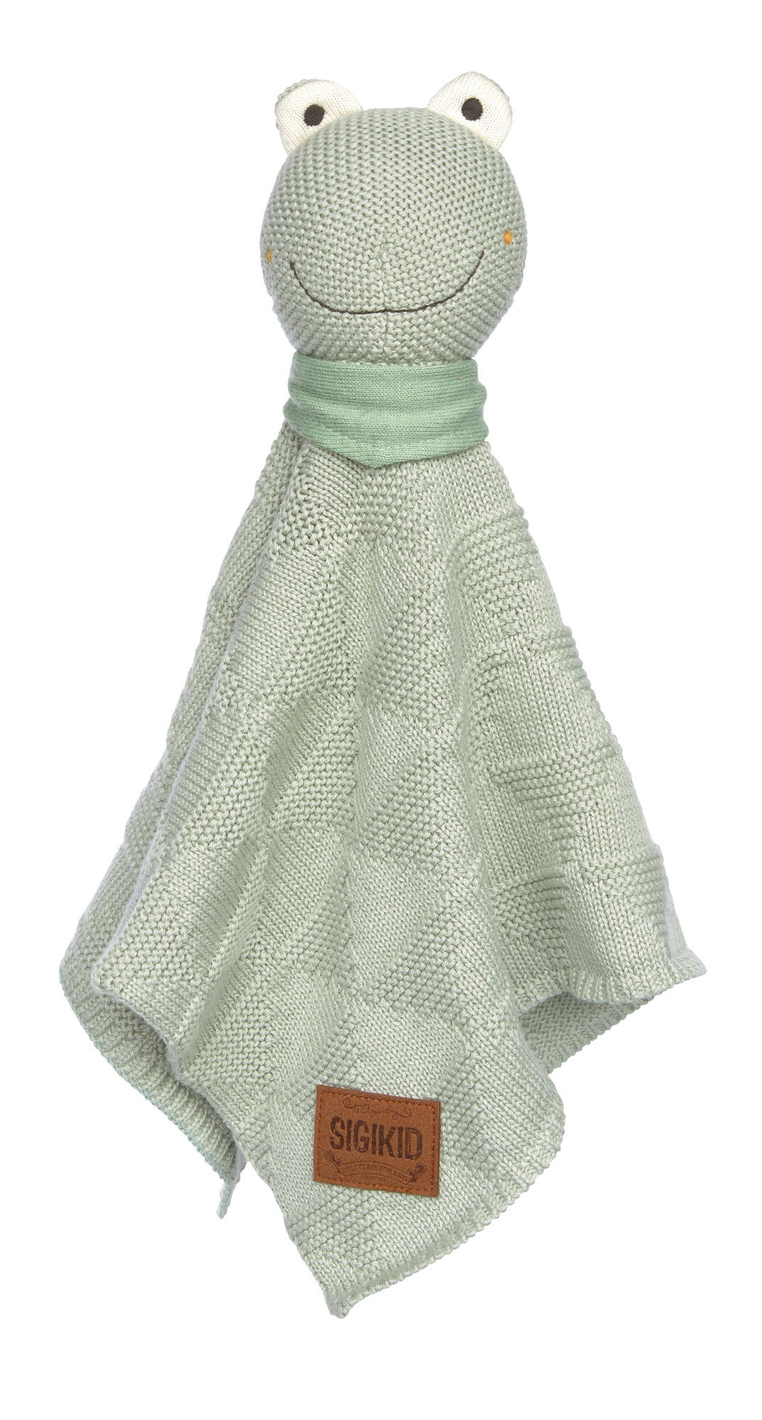 Sigikid Strick Schnuffeltuch Frosch mint