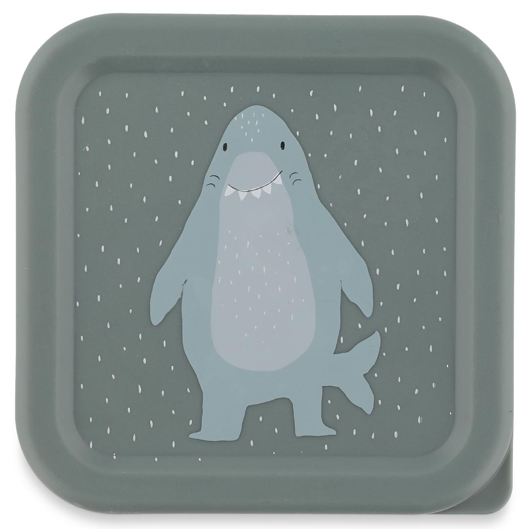 Trixie Baby Lunchbox Snackbox aus Kunststoff 3er Set Mr Shark Hai