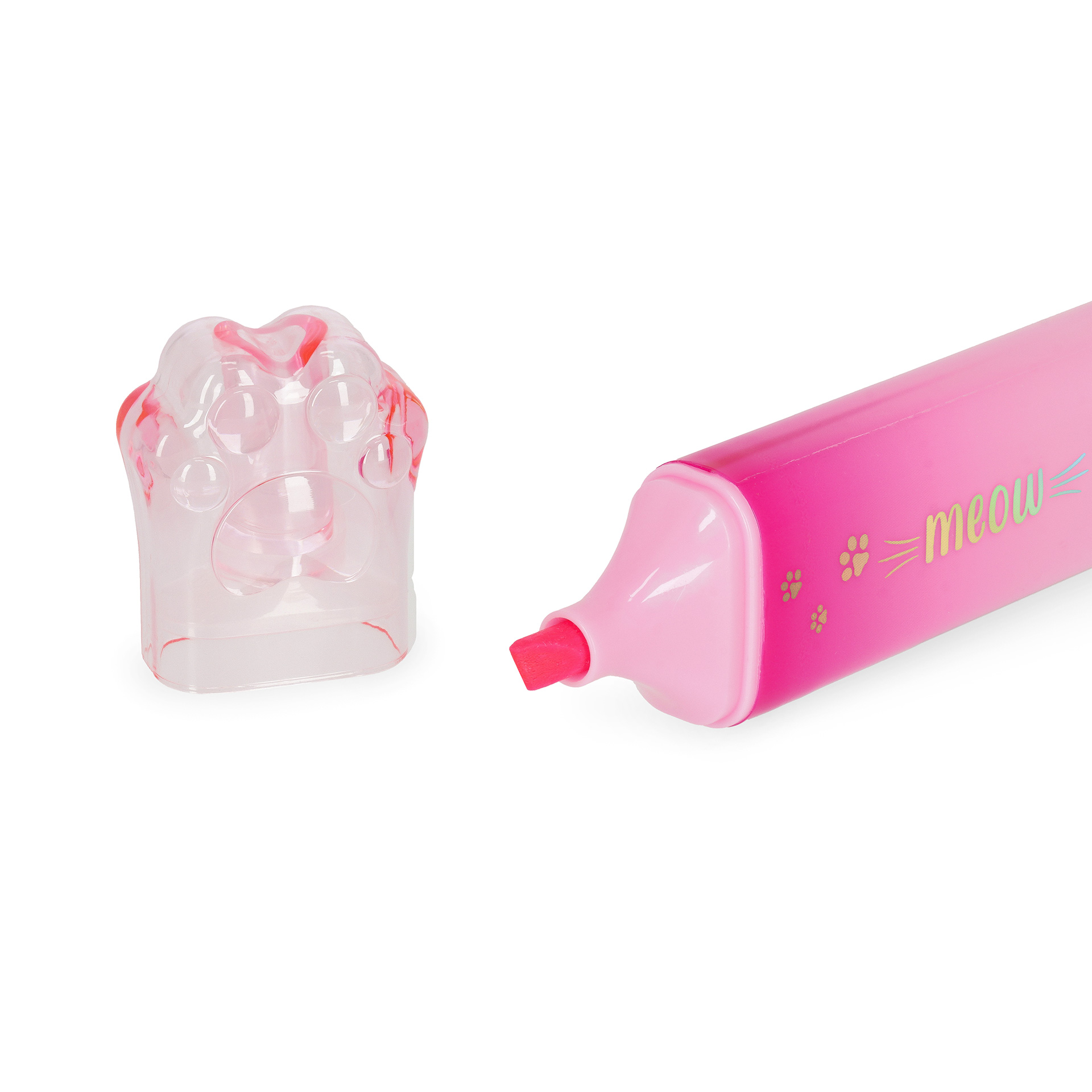Legami Highlighter Textmarker Kitty Paw Katze Pfote pink