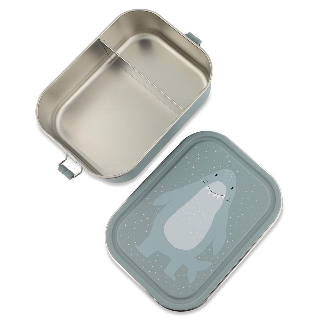 Trixie Brotdose Lunchbox aus Edelstahl Mr Shark Hai Large